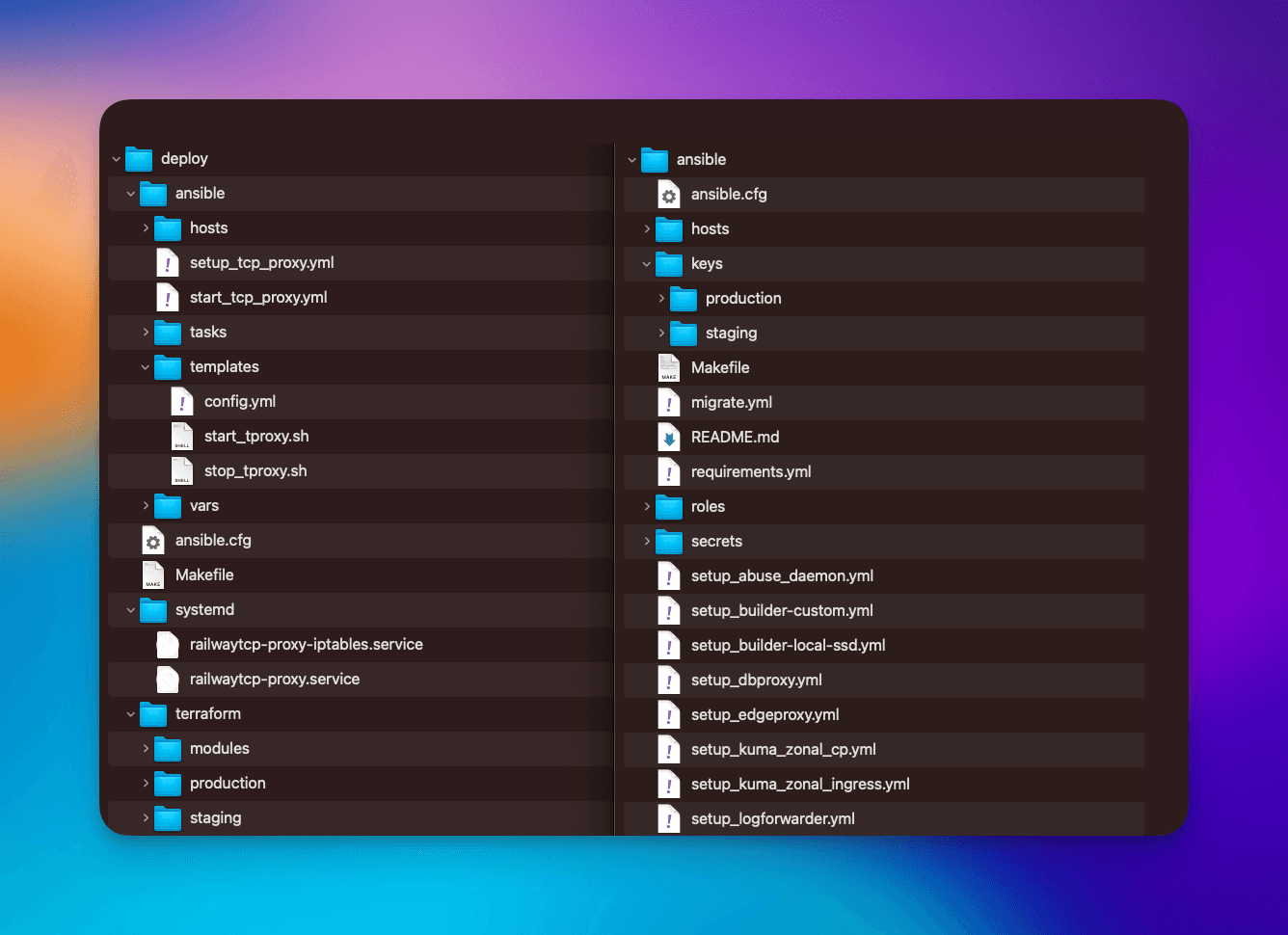 New on the left, old on the right — turns out using directories makes sense after all! 